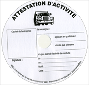 CD attestation activite