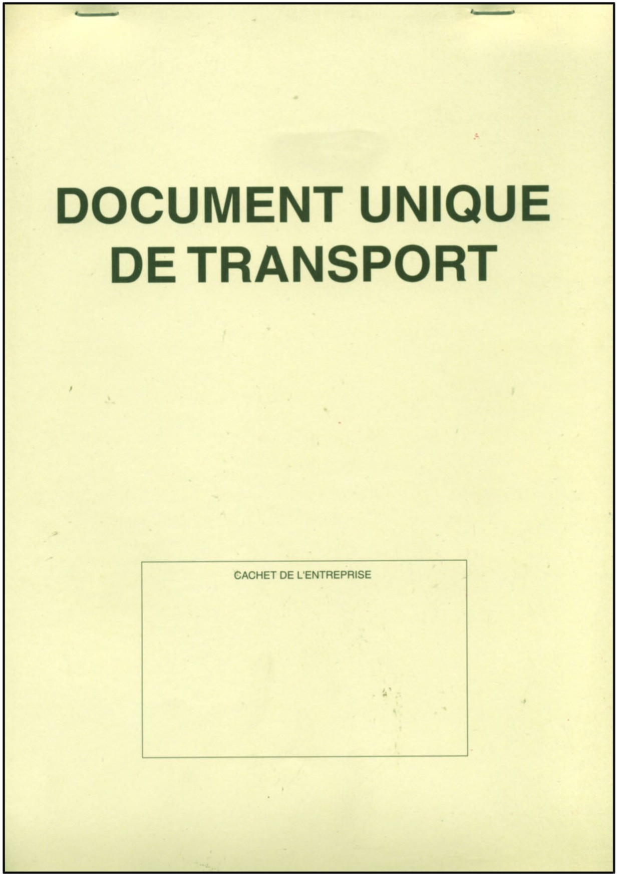 Lettre de voiture