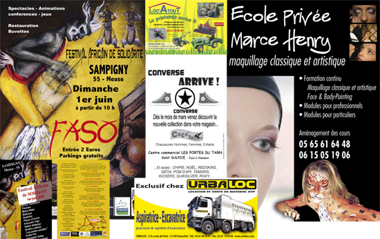 Flyers, Affiches, Tracts